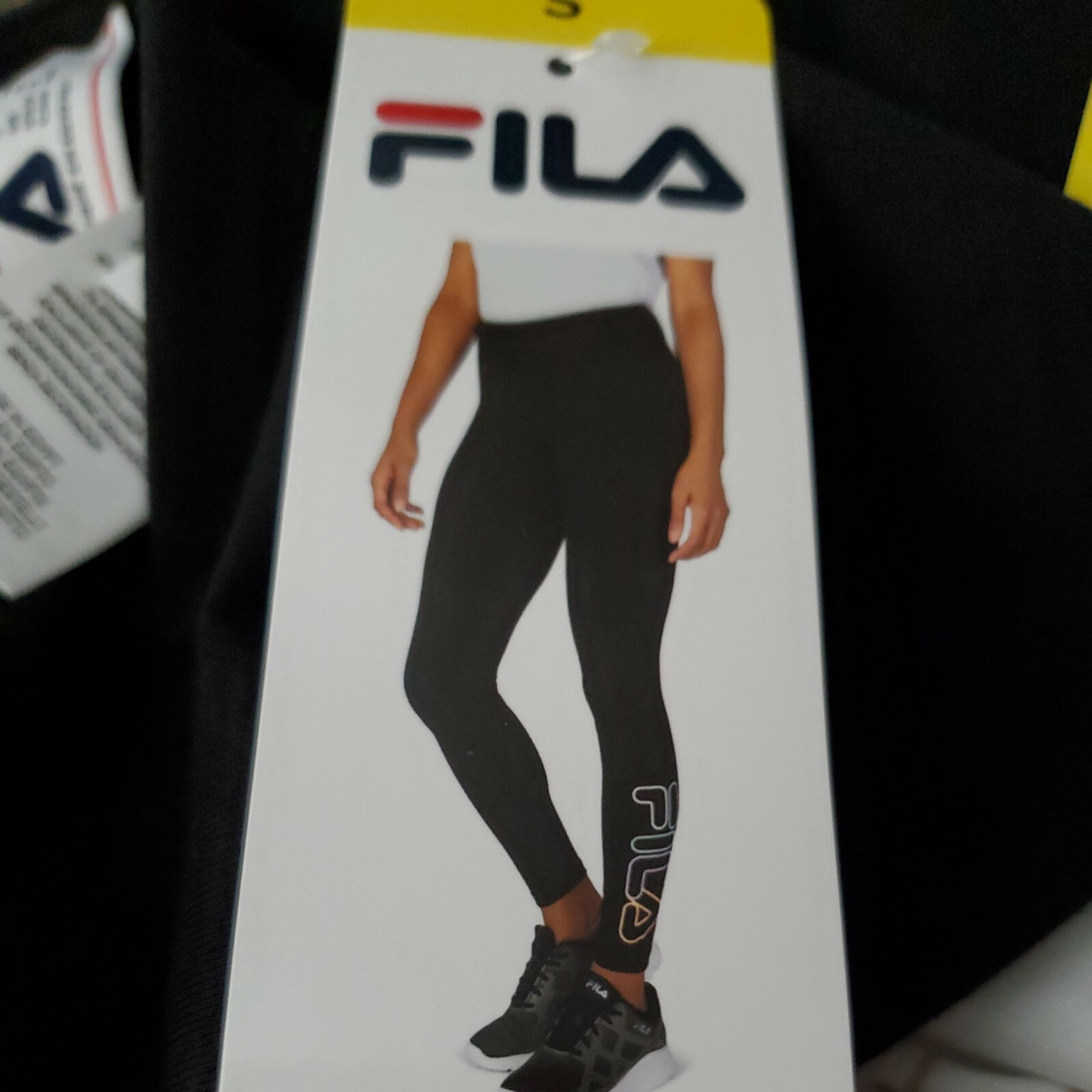 OFFERTA! Leggings donna FILA multicolore logo vita alta VARIETA' taglia S colore K32