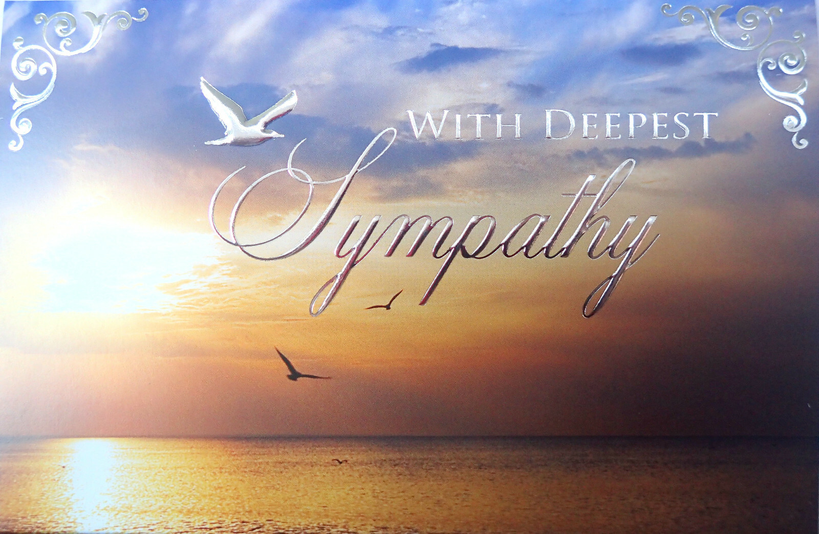 Deepest Sympathy Bereavement Condolence Religious Catholic / Christian