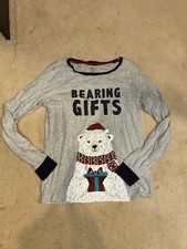 NEXT ladies Top Pyjama Top Sleep Top Christmas Pyjama Top Size XS