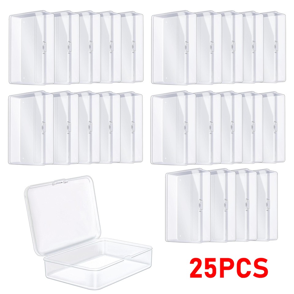 US Clear Plastic Trading Cards Storage Box Baseball Cards Holder ...