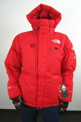 north face down jacket red