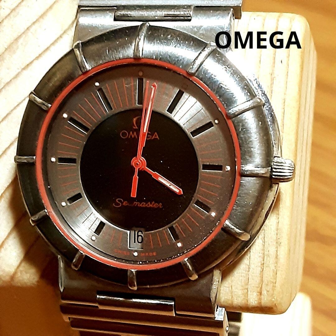 Omega Seamaster Dynamic Watch 34mm Men's SilverxBlack Dial Swiss
