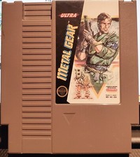 Metal Gear (Nintendo Entertainment System) NES - Cart Only - Tested & Working