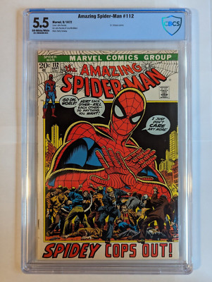 Amazing Spider-Man #112 (1972) CBCS 5.5 - Dr. Octopus, Gwen Stacy appearances