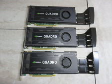 LOT OF 3 Dell NVIDIA Quadro K4000 3GB GDDR5 PCIe x16 Graphics Card Dell D5R4G