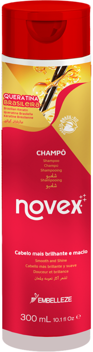 BRAZILIAN KERATIN SHAMPOO – 300 Ml Glättungsshampoo Für Glattes, Glänzendes Haar