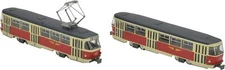 Railway Collection Tetsukore Dresden Tram Tatra T4 + B4 Type 2 Car Set E 
