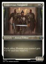 Coppercoat Vanguard ** ETCHED FOIL ** #101 - March of the Machine: Aftermath MTG