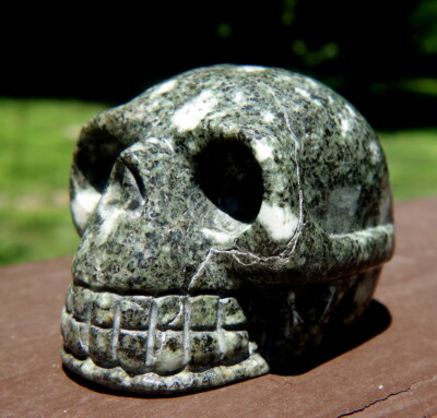 Preseli Stone / Preseli Bluestone Skull Carving ~ Stonehenge
