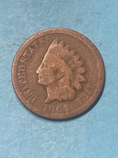 1864 Indian Head Cent - Bronze - As Shown! (#0172)