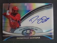 Domingo Santana 2011 Bowman Platinum Auto
