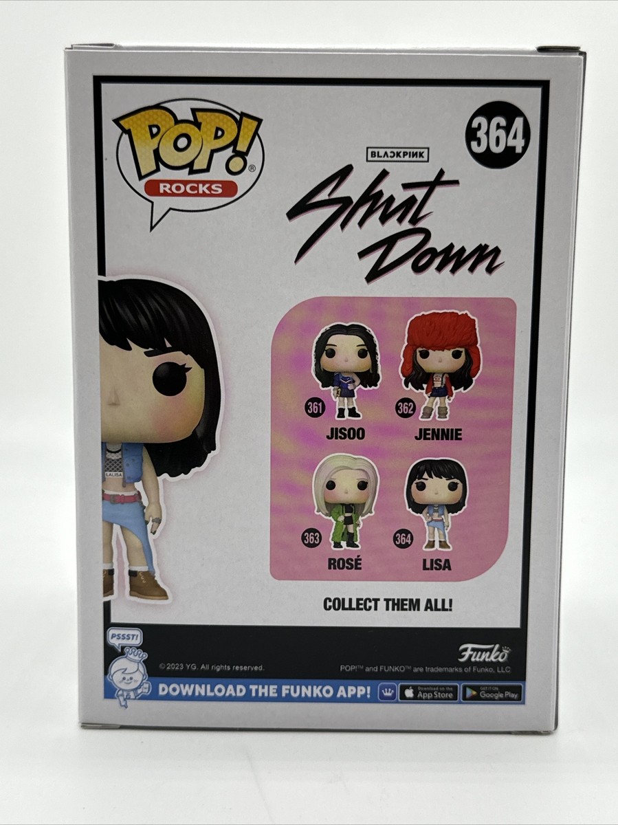 Funko Pop! Rocks #364 BLACKPINK - Lisa From Shut Down Vinyl