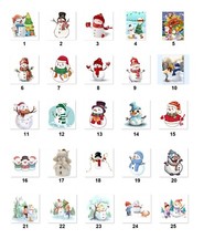 Personalized Address Labels Christmas Winter Snowman FA 39 