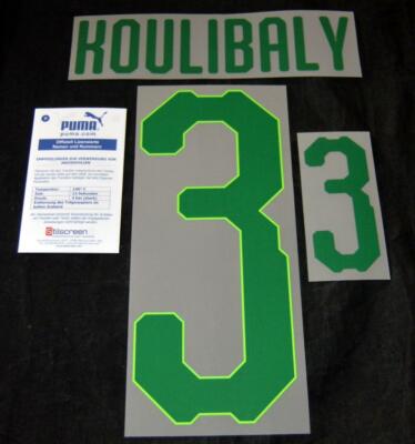 Official senegal Koulibaly 2018 World cup Football Name/Number Set