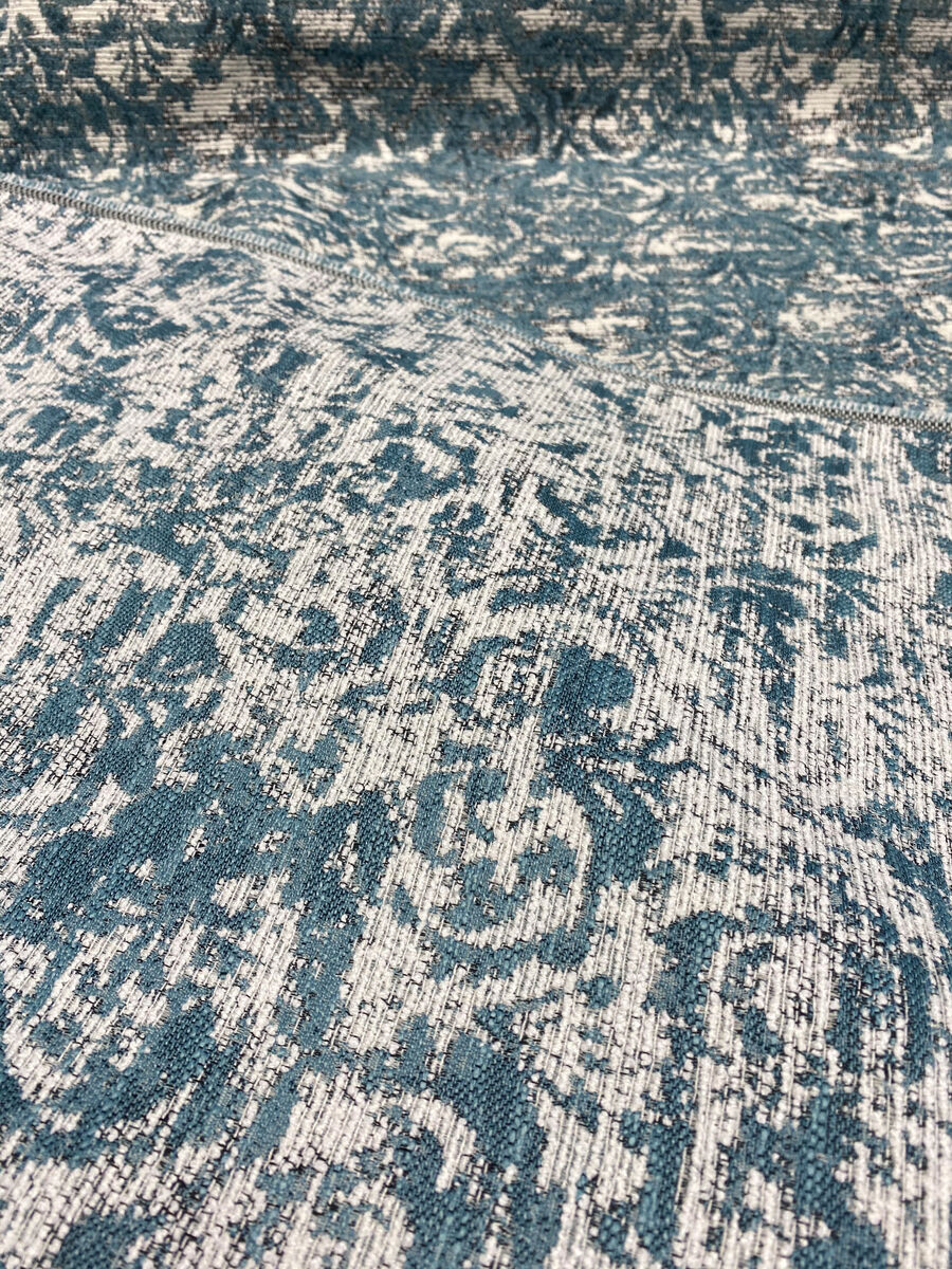 Mill Creek Beecher Aqua Teal Chenille Upholstery Fabric by the yard –  Affordable Home Fabrics