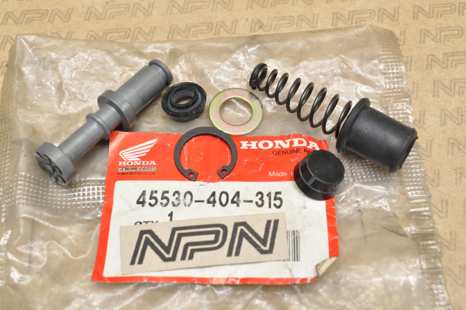 NOS Honda CB400A CB400T CB750 CX500 Master Cylinder Rebuild Kit 45530