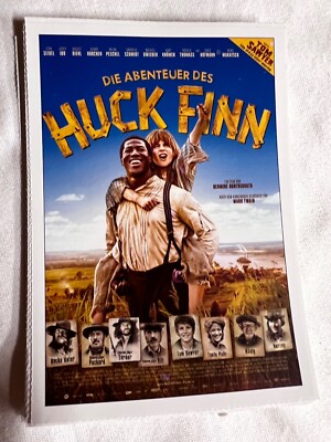 Cinema Filmplakatkarte | Die Abenteuer des Huck Finn | 2012