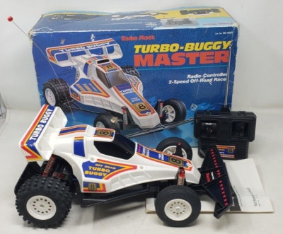 Vtg. TANDY Radio Shack TURBO MASTER BUGGY RC Radio Controlled Remote Manual Box