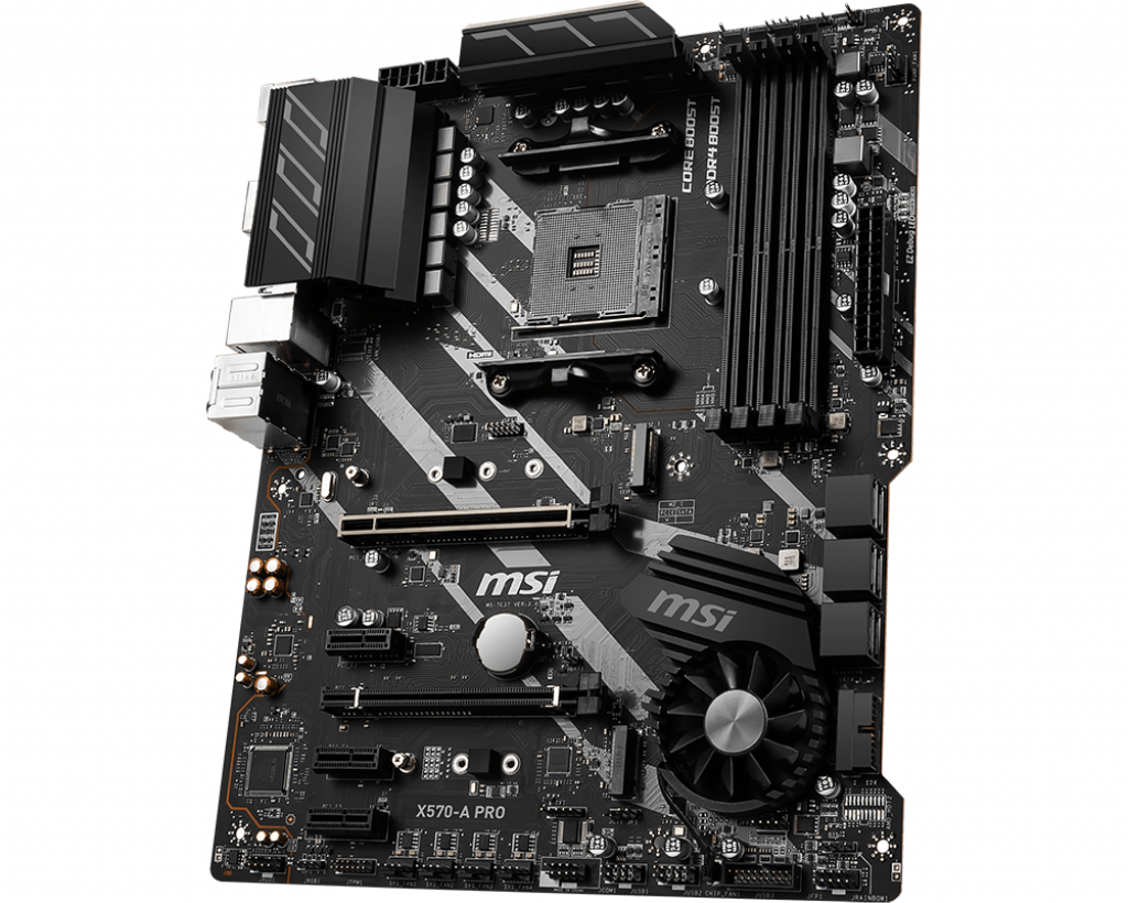 MSI X570-A PRO Motherboard CPU AM4 AMD Ryzen DDR4 Core Boost HDMI