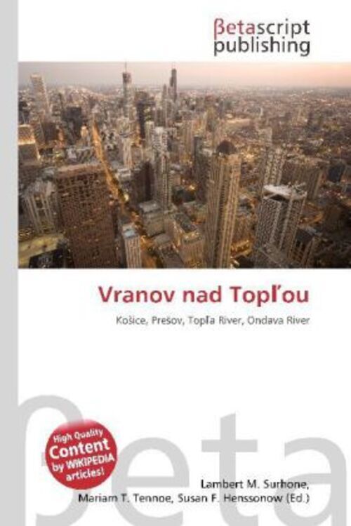 Vranov Nad Top Ou Lambert M. Surhone (u. A.) Taschenbuch Englisch