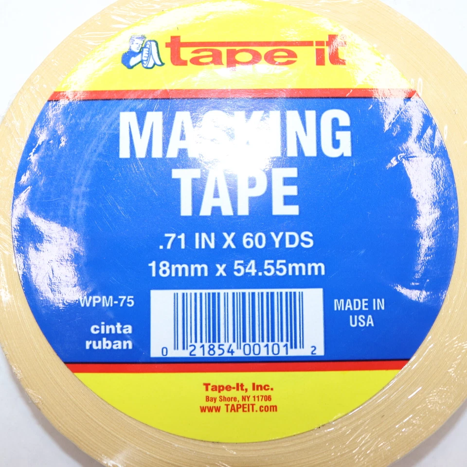 Tape It 遮蔽胶带 .71" x 180' WPM-75 — 第 3/3 张图片