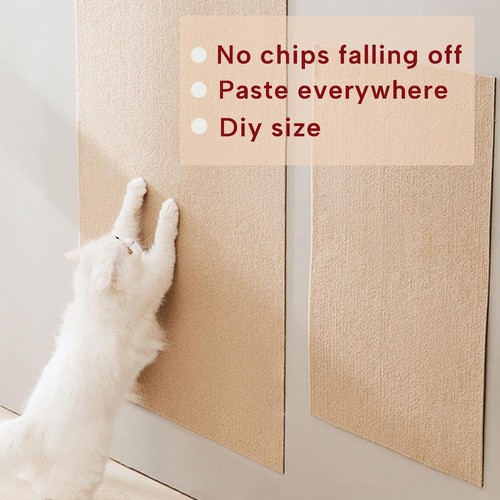 Self-Adhesive Cat Scratch Wall Climber, Wall Cat Scratcher Mat for ... Fast Ship - Picture 5 of 6