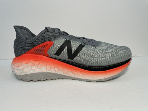 New Balance Fresh Foam More Running Shoes Gray Neo Flame MMORGR2 Men Size 7.5D - Picture 10 of 12