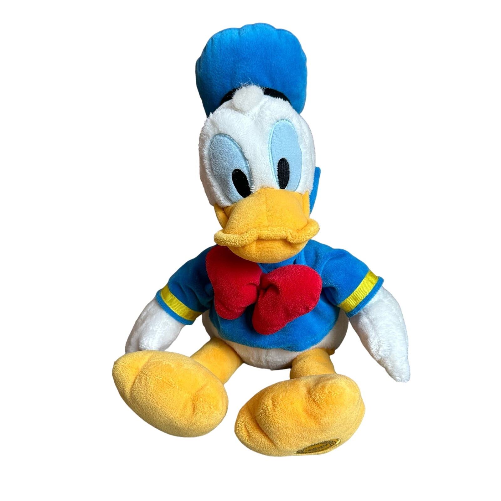 Disney Store Authentic Donald Duck Plush Stuffed Animal Toy Genuine Original
