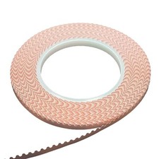 Black Backed 7/32 Inch Scalloped Copper Foil Tape for Stained Glass DIY Handi...