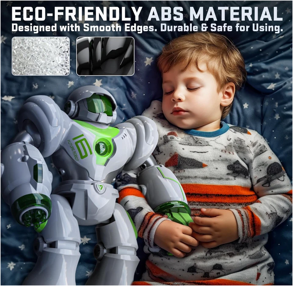 Smart Programmable Robot Toy LED Expressions Missile Launch STEM Kids Ages 5–10 - Image 2 of 4