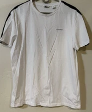 Calvin Klein Short Sleeve T-shirt White Men’s Size Medium 