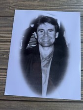 Davy Jones Glossy 8x10 Photo Print Black & White Oval Frame Style