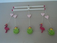 Holzmobile Mobile Flamingo Frosch Herz 35 x 35 cm