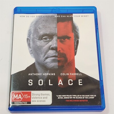 Solace Blu-ray 2015 Region B Thriller Anthony Hopkins Colin Farrell