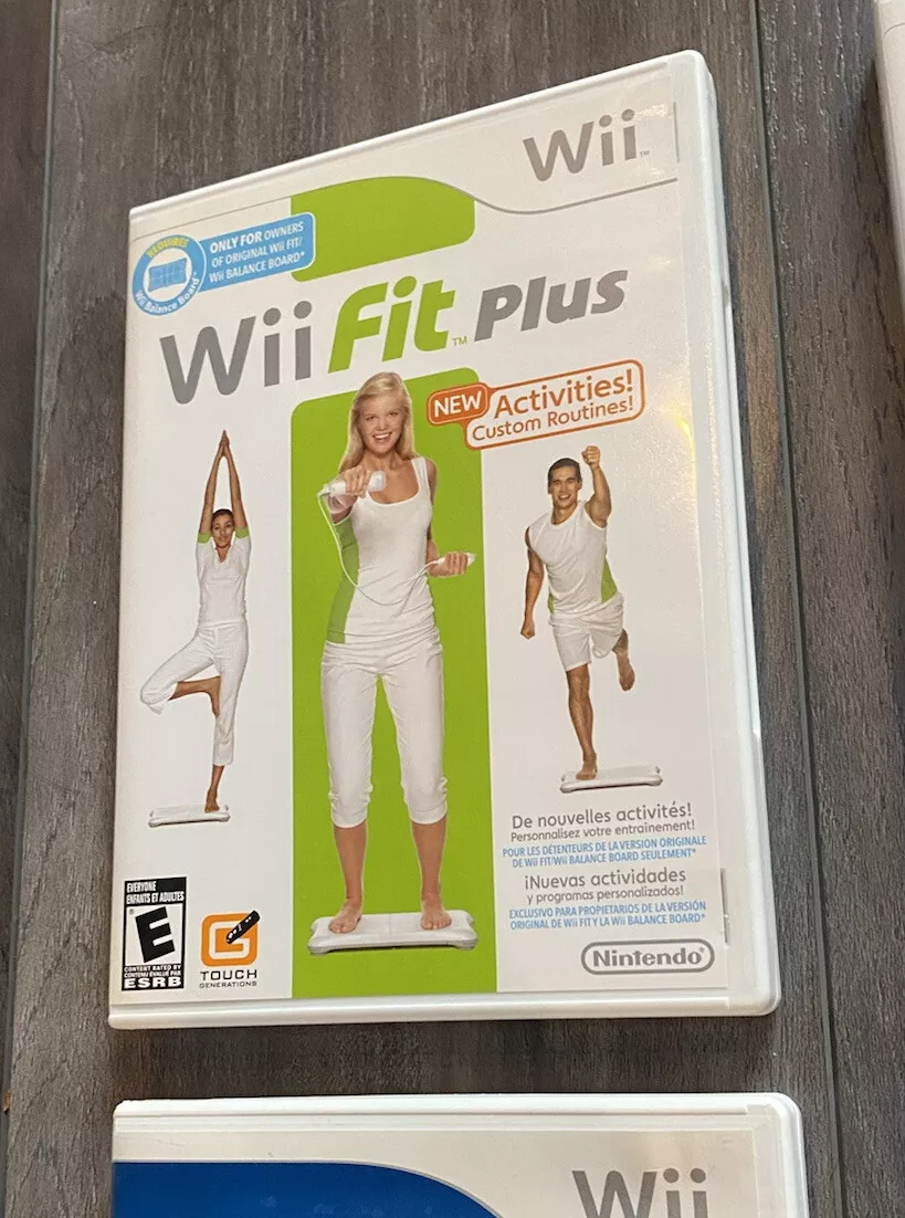 Lot Of 6 Nintendo Wii Video Games. Wii Fit Fit Plus NFL Training