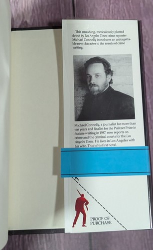 The Black Echo - SIGNED 1st Print! - Michael Connelly - First Bosch Novel NICE! - 第 8/12 張圖片