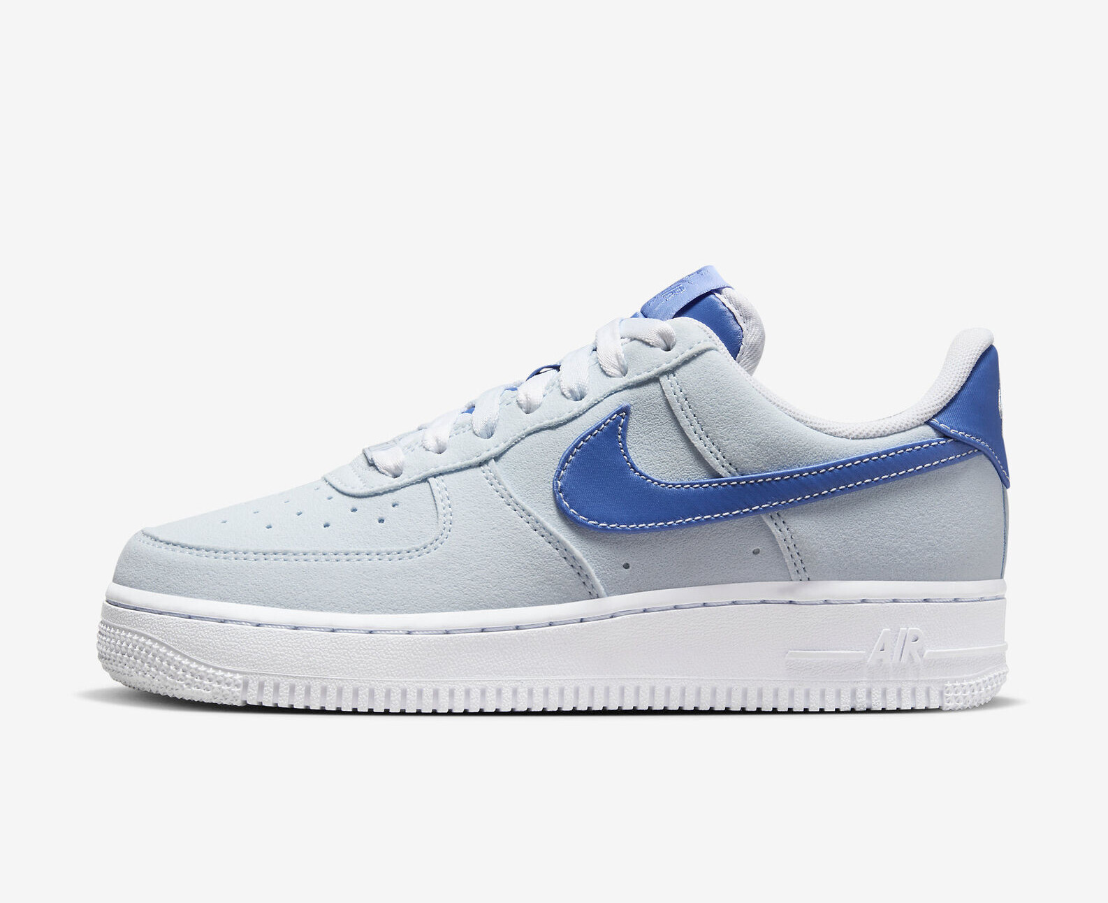 Женские кроссовки Nike Air Force 1 07 с низким синим оттенком Polar White Disco FN7185-423 sz 7.5