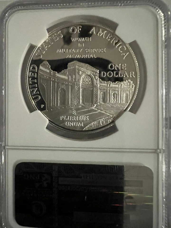 1994 P. WOMEN VETERANS ONE DOLLAR COIN. NGC PF-69 ULTRA CAMEO. - Image 2 of 4
