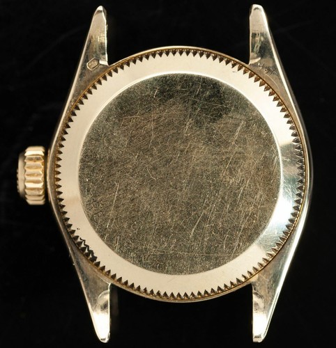 Genuine Rolex Ladies Oyster Perpetual 6619 Watch Solid 14k Gold Case, 2Tone Band - Picture 4 of 12