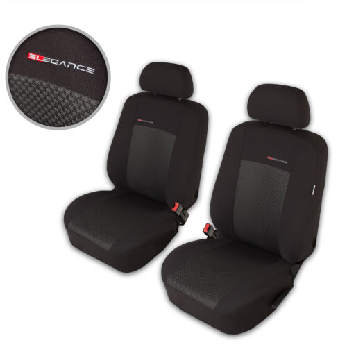 Fundas de asiento funda de asiento fundas protectoras para Fiat Punto asientos delanteros Elegance P3 - Imagen 1 de 6