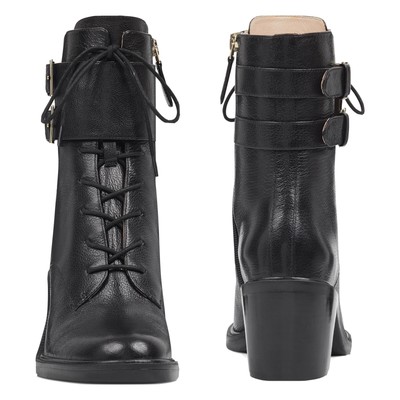 nine west fynndelle lace up booties
