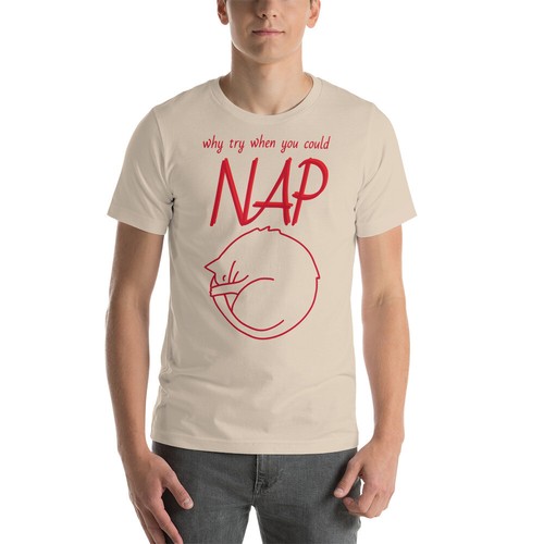 Uni-sex “Cat Nap” T-Shirt - 第 13/15 張圖片