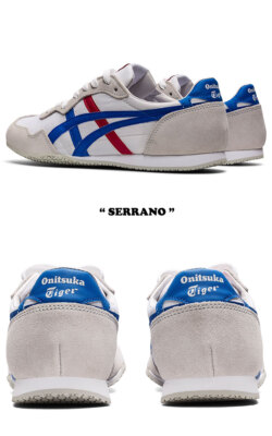 Onitsuka Tiger SERRANO 1183B400.100 WHITE/DIRECTOIRE BLUE men's