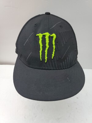 Monster Energy Drink New Era Black 2010 Fitted Hat 59Fifty Cap