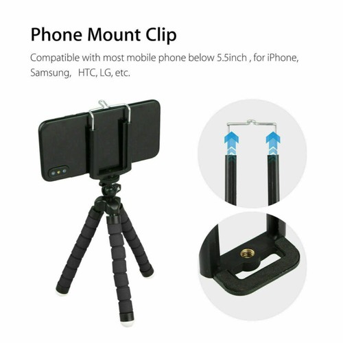 Octopus Tripod Stand Flexible Adjustable Phone Holder for iPhone Camera Bracket - Picture 5 of 25