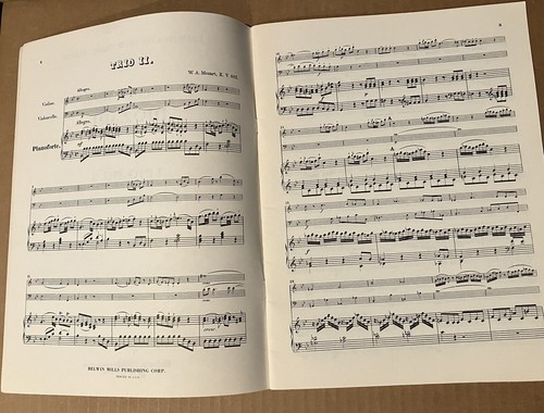Trio No. 2 in Bb Major for Piano, Violin & Cello W.A. Mozart Kalmus Chamber K502 - Picture 6 of 7