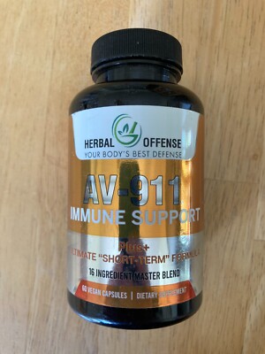 Herbal Offense AV-911 Immune Support Plus Ultimate  Short-Term  Formula