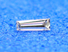 G/VVS1 Clarity Sparkling Luster Long Tapered Baguette Natural Diamond 0.018 Ct
