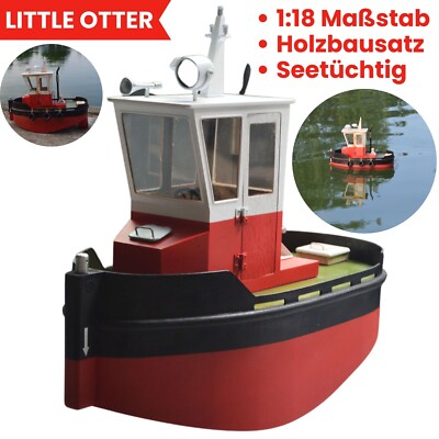 Little Otter Tugboat Schiffsmodell Bausatz 232x111x200mm Holzbausatz Schlepper