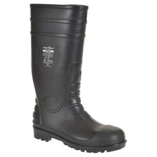 Image of Portwest Steel PVC Wellington S5 FO CI Waterproof Protective FW95